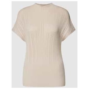 Gebreide pullover met broderie anglaise