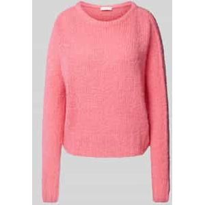 Gebreide pullover met ronde hals