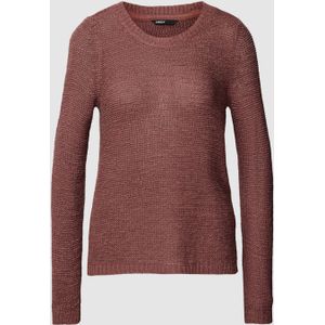 Gebreide pullover met ronde hals, model 'GEENA'