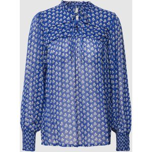 Blouse met all-over motief, model 'Randy'