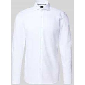 Slim fit zakelijk overhemd van puur katoen, model 'HANK'