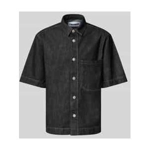 Regular fit jeansoverhemd met borstzak