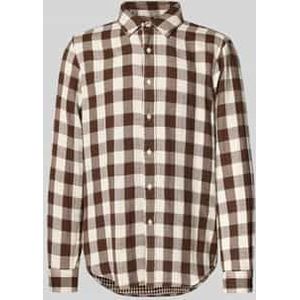 Regular fit vrijetijdsoverhemd met kentkraag