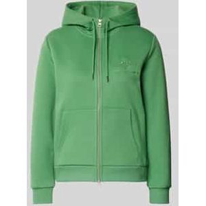 Sweatjack met labelstitching