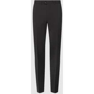 Shaped fit pantalon van scheerwol, model 'Janis'