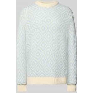 Relaxed fit gebreide pullover van wolmix, model 'REMI'