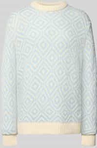 Relaxed fit gebreide pullover van wolmix, model 'REMI'