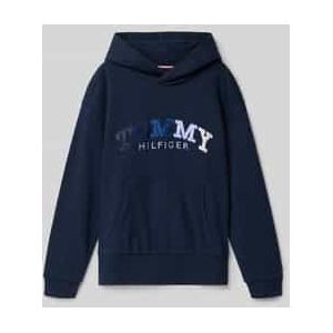 Boyfriend fit hoodie van katoenmix
