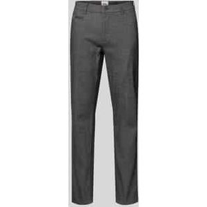 Slim fit broek met achterzakken, model 'Fabio'