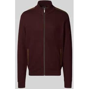 Sweatjack met opstaande kraag, model 'Selanik'