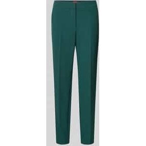 Slim fit pantalon met persplooien, model 'HAGONIA'