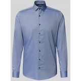 OLYMP - Level Five 24/Seven - Overhemd - Marineblauw - Body Fit