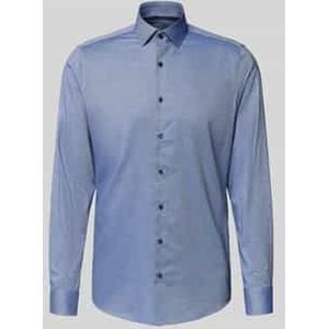 OLYMP - Level Five 24/Seven - Overhemd - Marineblauw - Body Fit