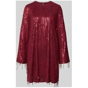 Relaxed fit mini-jurk met ronde hals, model 'Lantra'