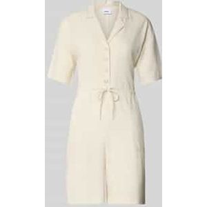 Playsuit van een mix van viscose en linnen, model 'Averie'