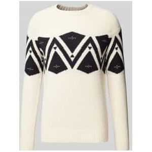 Gebreide pullover met ronde hals, model 'Tito'