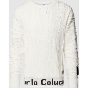 Gebreide pullover met structuurmotief