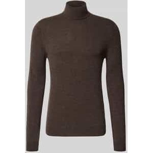 Regular fit coltrui van wolmix met kasjmier