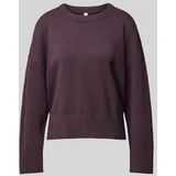 QS by s.Oliver - Gebreide Pullover - Groen - Viscosemix - Recht Model