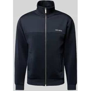 Sweatjack met labelprint, model 'Ballier'