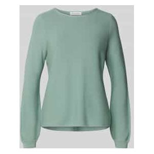 Gebreide pullover met ribboorden