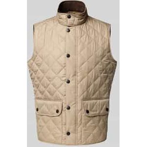 Regular fit bodywarmer met drukknopen, model 'LOWERDALE GILET'