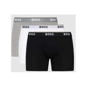 Boxershort met logo in band in een set van 3 stuks, model 'Power'