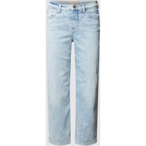 Straight fit jeans met 5-pocketmodel, model 'Rich Culotte'