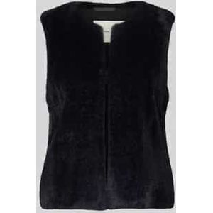 Regular fit gilet in de look van imitatiebont