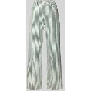 Wide leg jeans met 5-pocketmodel, model 'Madison'