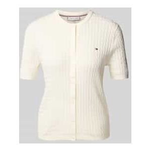 Tommy Hilfiger - Gebreid Jack - Katoen - Regular Fit - Dames