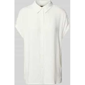 Relaxed fit overhemdblouse van pure viscose