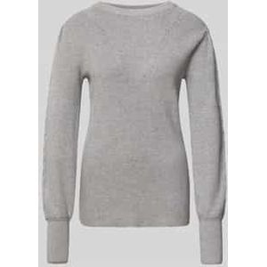 Gebreide pullover met ribboorden, model 'KANITA'