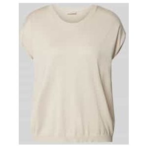 Gebreid shirt met kapmouwen