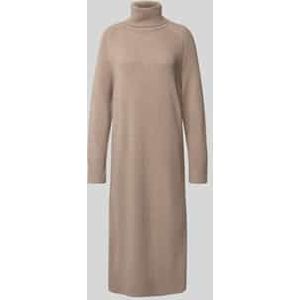 Gebreid jurk met kasjmier en col
