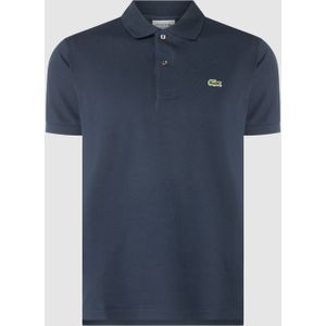 Classic fit poloshirt met labeldetail