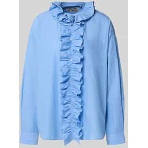 Oversized blouse met lange mouwen van puur katoen, model 'IPOJUCA'