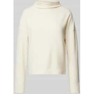 Regular fit gebreide pullover met ronde hals en kraag, model 'BELLA'