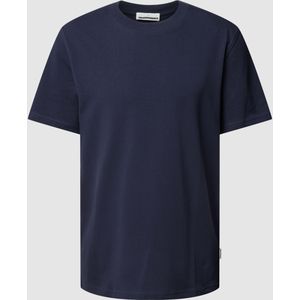 T-shirt in effen design, model 'MAARKOS'