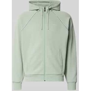 Regular fit sweatjack van katoenmix