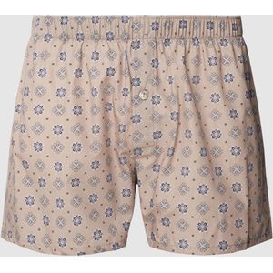 Boxershort met ruitmotief, model 'Fancy Woven Boxer'