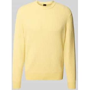 Regular fit gebreide pullover van katoenmix, model 'APOKKO'