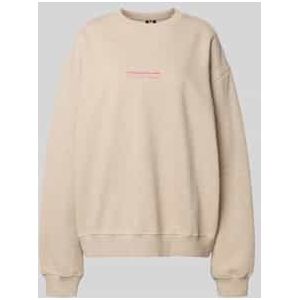 Oversized sweatshirt met ronde hals, model 'Legacy'