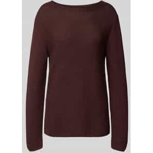 Marc O'Polo - Trui - Wijnrood - Knitwear - Lange Mouw