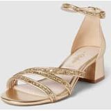 Buffalo - LILLY GLAM - Damessandaaltje - Zwart - Pailletten - Blokhak