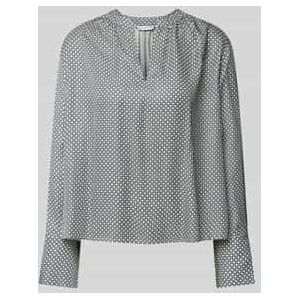 Regular fit blouse met V-hals