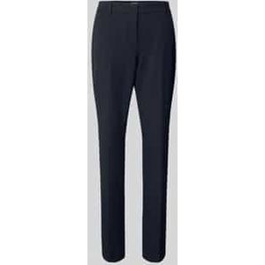 Slim fit stoffen broek met persplooien