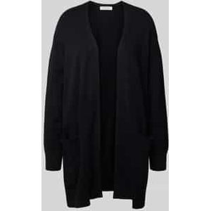 Gebreid jack met opengewerkte voorkant