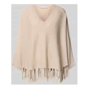 Poncho van mix van wol en kasjmier