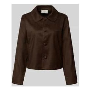 Regular fit blazer in leerlook, model 'Nilo'